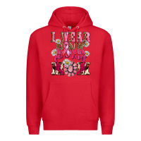 Red i wear pink for my mom Premium Hoodie - BarkalooDesign