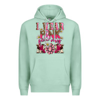 Seafoam i wear pink for my mom Premium Hoodie - BarkalooDesign