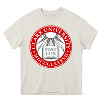 Cream clark university Heavy Core Tee - artisFamous