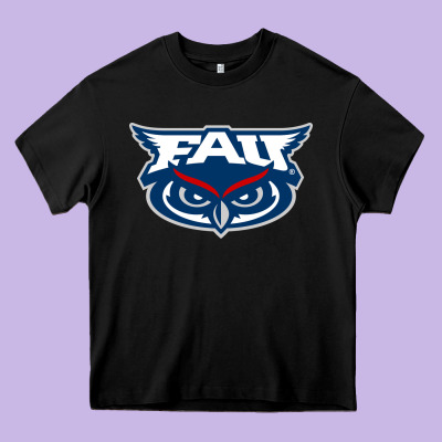 Florida Atlantic Owls Heavy Core Tee Designed By Artisfamous