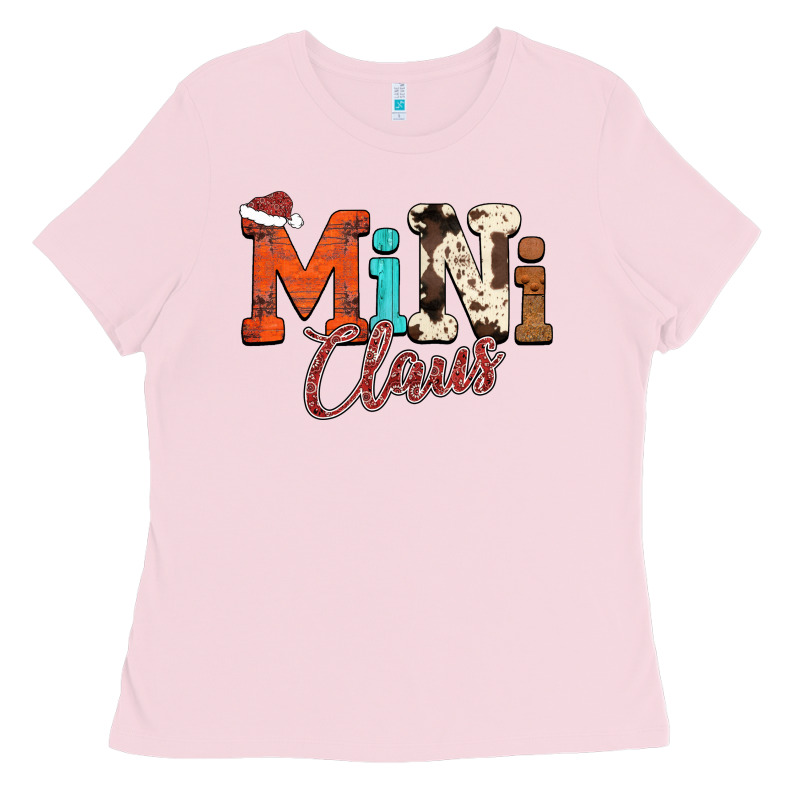 Mini Claus Ladies Tee by CowhideDigitalArt | Teevron