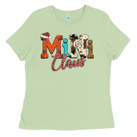 Matcha Mini Claus Ladies Tee - CowhideDigitalArt