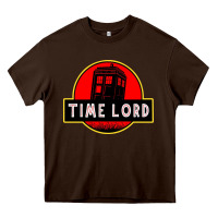 Chocolate Brown dr who park time lord Heavy Core Tee - artisFamous