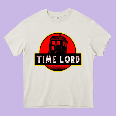 Dr Who Park Time Lord Heavy Core Tee Designed By Artisfamous