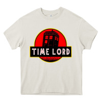 Cream dr who park time lord Heavy Core Tee - artisFamous