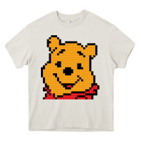 Cream pooh Heavy Core Tee - artisFamous