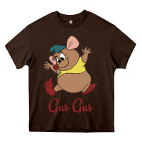 Chocolate Brown GUS GUS Heavy Core Tee - artisFamous