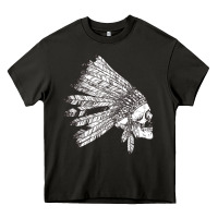 Asphalt american indian Heavy Core Tee - artisFamous