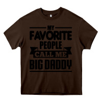 Chocolate Brown big daddy Heavy Core Tee - artisFamous