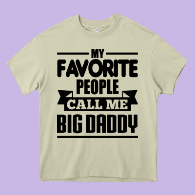Big Daddy Heavy Core Tee Designed By Artisfamous
