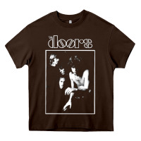 Chocolate Brown doors 8 Heavy Core Tee - artisFamous