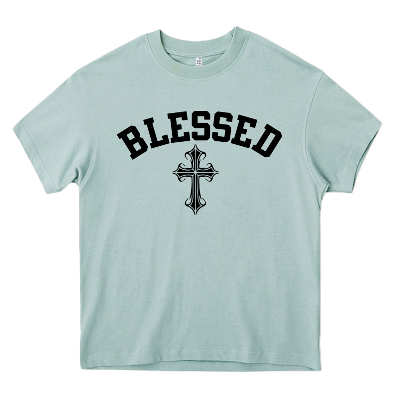 Blessed Christian Christianity Heavy Core Tee by artisFamous | Teevron