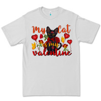 My Cat Is My Valentine Valentine's Day Premium Tee | Teevron
