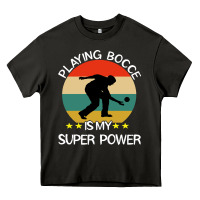 Asphalt bocce super power boules sports Heavy Core Tee - artisFamous