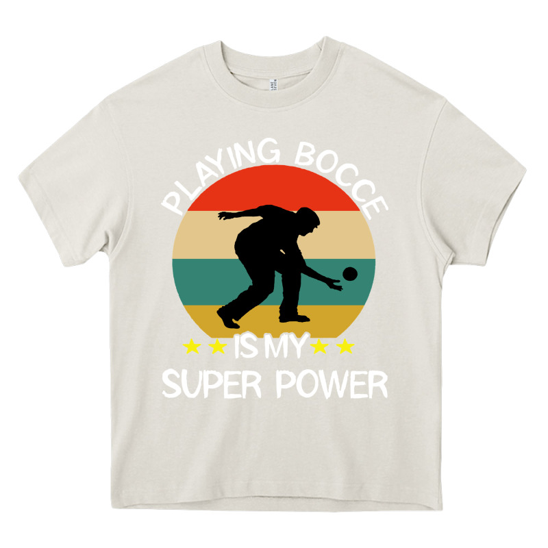 Bocce Super Power Boules Sports Heavy Core Tee by artisFamous | Teevron