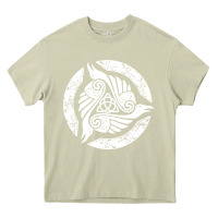 Mossy celtic trinity knot crow spiritual mandala Heavy Core Tee - artisFamous