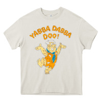 Cream yabba dabba doo Heavy Core Tee - artisFamous