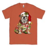 Copper Christmas english bulldog Classic Tee - BarkalooDesign