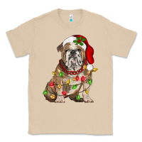 Mushroom Christmas english bulldog Classic Tee - BarkalooDesign