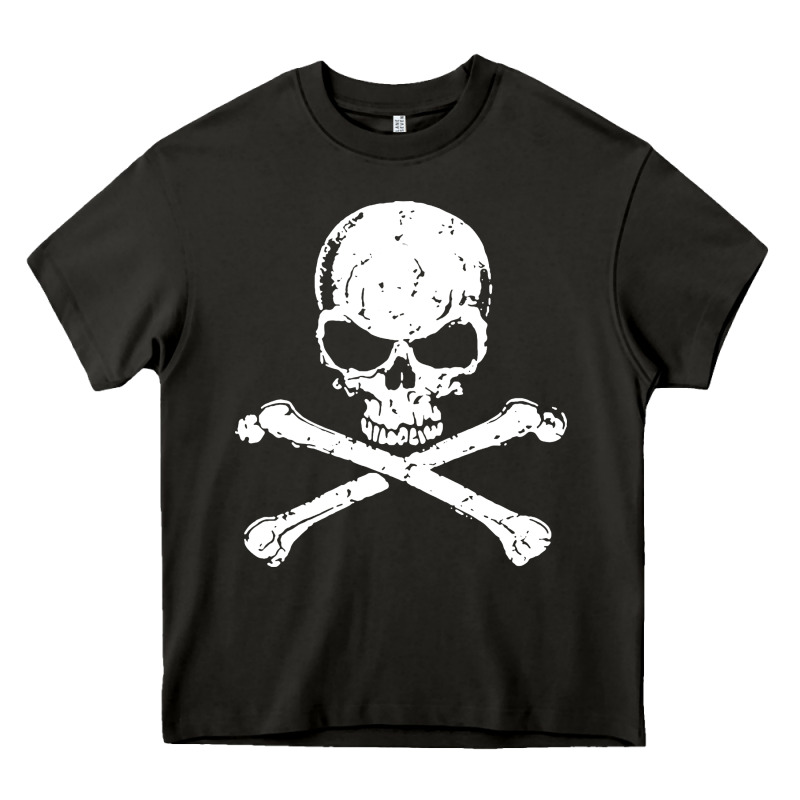 Pirates Adults Pirates Skull Crossbones Beard Heavy Core Tee by artisFamous | Teevron