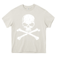 Cream pirates adults pirates skull crossbones beard Heavy Core Tee - artisFamous