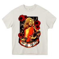 Cream vintage image robert plant Heavy Core Tee - artisFamous