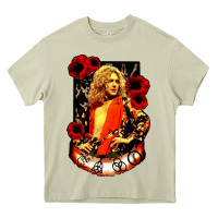 Mossy vintage image robert plant Heavy Core Tee - artisFamous