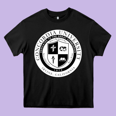 Concordia University Irvine Heavy Core Tee Designed By Artisfamous