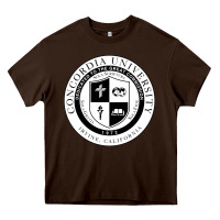 Chocolate Brown concordia university irvine Heavy Core Tee - artisFamous