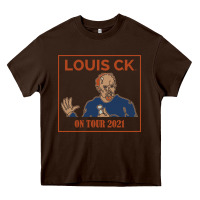 Chocolate Brown LOUIS C.K. Heavy Core Tee - artisFamous
