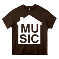 Chocolate Brown house music Heavy Core Tee - artisFamous