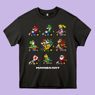 Mariokart Heavy Core Tee Designed By Artisfamous