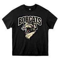 Black bismarck bobcats Heavy Core Tee - artisFamous