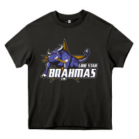 Asphalt lone star brahmas Heavy Core Tee - artisFamous