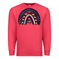 Cardinal USA American Flag Rainbow Premium Sweatshirt - Jasminsmagicworld