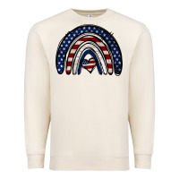 Sandshell USA American Flag Rainbow Premium Sweatshirt - Jasminsmagicworld