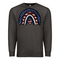 Smoke USA American Flag Rainbow Premium Sweatshirt - Jasminsmagicworld