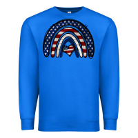 True Royal USA American Flag Rainbow Premium Sweatshirt - Jasminsmagicworld