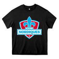 Black maine nordiques Heavy Core Tee - artisFamous