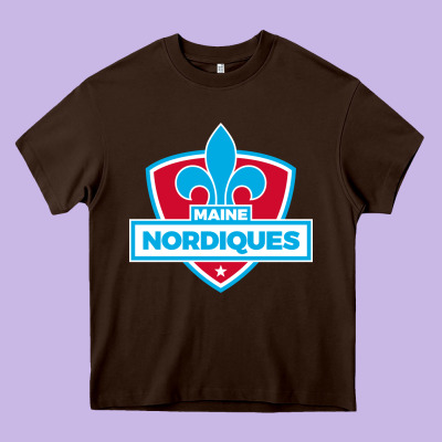 Maine Nordiques Heavy Core Tee Designed By Artisfamous