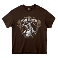 Chocolate Brown kid rock Heavy Core Tee - artisFamous