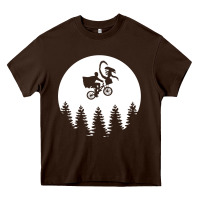 Chocolate Brown xenomorph phone home funny Heavy Core Tee - artisFamous