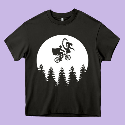 Xenomorph Phone Home Funny Heavy Core Tee Designed By Artisfamous