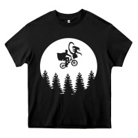 Black xenomorph phone home funny Heavy Core Tee - artisFamous
