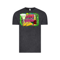 Vintage Black Lets Fiesta Vintage Tee - CowhideDigitalArt
