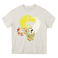 Cream mimikyu nightmare before Heavy Core Tee - artisFamous