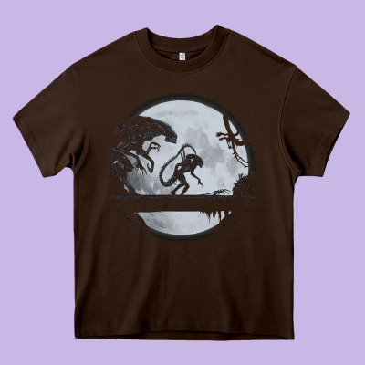 Alien Mata Heavy Core Tee Designed By Artisfamous