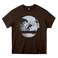 Chocolate Brown alien mata Heavy Core Tee - artisFamous