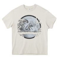 Cream alien mata Heavy Core Tee - artisFamous