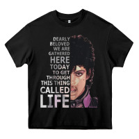Black dearly beloved we are gathered here Heavy Core Tee - artisFamous